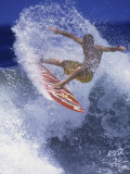 Buy Surfer with Red Board at AllPosters.com