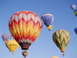 Buy Colorful Hot Air Balloons in Sky, Albuquerque, New Mexico, USA at AllPosters.com
