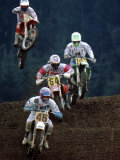 Buy Four Racing Motorcycles at AllPosters.com