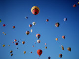 Buy Colorful Hot Air Balloons in Sky, Albuquerque, New Mexico, USA at AllPosters.com