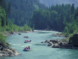 Buy Rafters Along the Middle Fork of the Flathead River, Glacier National Park, Montana, USA at AllPosters.com