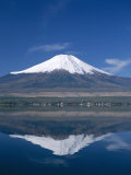 Mount Fuji and Lake Yamanaka, Honshu, Japan