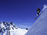 Buy Low Angle View of a Man Skiing at AllPosters.com
