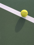 Tennis Ball on the Court