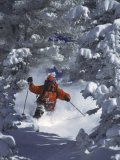 Buy Man Skiing Downhill at AllPosters.com