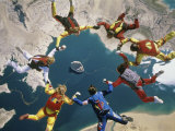 Skydivers in a Circular Formation