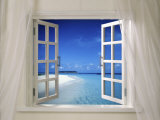 Beach Beckoning Through Open Window