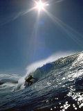 Buy Surfer Silhouette with Sunburst at AllPosters.com