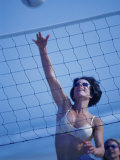 Buy Young Woman Playing Beach Volleyball at AllPosters.com