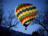 Bright, Colorful Hot Air Ballooon