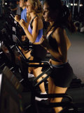 Buy Young People Running on Treadmills in a Gym at AllPosters.com
