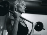 Buy Blond Woman Weight Training at AllPosters.com