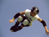 Teenager Inline Skating in Mid-Air
