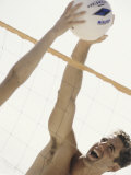 Buy Young Men Playing Beach Volleyball at AllPosters.com