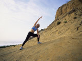 Woman Stretching