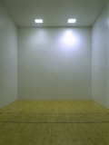 An Empty Racquetball Court