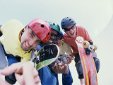 Buy Low Angle View of a Group of Young Men Holding Skateboards at AllPosters.com