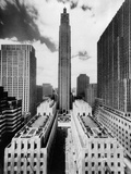 The 70-Story RCA Building Towers Over the City Complex of Rockefeller Center