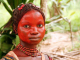 Buy A Pygmy Woman is Seen at the Village of Mpha, Democratic Republic of Congo at AllPosters.com