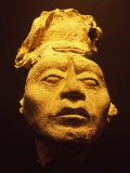 Buy Mayan Plaster Mask, Palenque Ruins Museum, Chiapas, Mexico at AllPosters.com