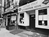 A Chinese Laundromat is Seen Next Door to the Offices of the Little Italy Restoration Association