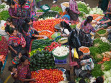 Colorful Vegetable Market in Chichicastenango, Guatemala
