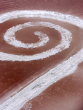 Robert Smithson's Spiral Jetty in the Great Salt Lake
