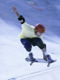 Buy Young Man Skateboarding in Mid Air at AllPosters.com