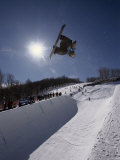 Buy Snowboarder with Sunburst at AllPosters.com