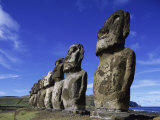 Buy Moai Ahu Tongariki, Easter Island, Chile at AllPosters.com