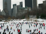 Buy Hundreds of Ice Skaters Crowd Wollman Rink at AllPosters.com