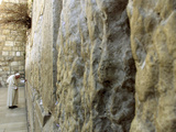 Buy Pope John Paul II Rests His Hand on the Western Wall at AllPosters.com