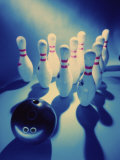 Buy Bowling Pins with a Bowling Ball at AllPosters.com