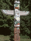 Totem Pole at Stanley Park, Vancouver Island, British Columbia, Canada