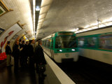 Buy Commuters Inside Metro Station, Paris, France at AllPosters.com