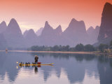 Cormorant Fisherman on Li River, China
