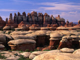 Chesler Park Trail in Needles Region, Canyonlands National Park, USA