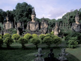 Buy Buddhist Sculptures at Xieng Khuan Buddha Park, Vientiane, Laos at AllPosters.com