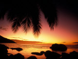 Tropical Sunset on Beauvallon Bay, Seychelles