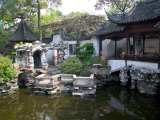 Landscape in Traditional Chinese Garden, Shanghai, China
