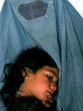 Afghan Mother Nagis Embraces Her Daughter