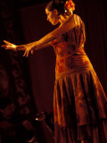 Woman in Flamenco Dress at Feria de Abril, Sevilla, Spain