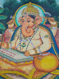Ganesh Mural in the City Palace, Rajasthan, India