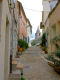Narrow Cobblestone Street, Arles, Provence, France