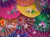 Colorful Silk Umbrellas, China