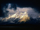 Storm Clouds Over Snow-Capped Mountain, Grand Teton National Park, USA