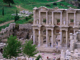 Buy Overhead of Library of Celcus, Ephesus, Turkey at AllPosters.com