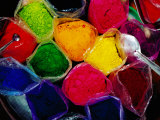 Buy Overhead of Coloured Powders for Sale, Nasik, India at AllPosters.com