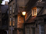 A Streetlamp Illuminating Several Stone Buildings, Stamford, United Kingdom