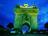 Buy Patuxai Under Evening Sky, Vientiane, Laos at AllPosters.com
